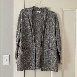 Madewell Gray Open-Front Women's Cardigan